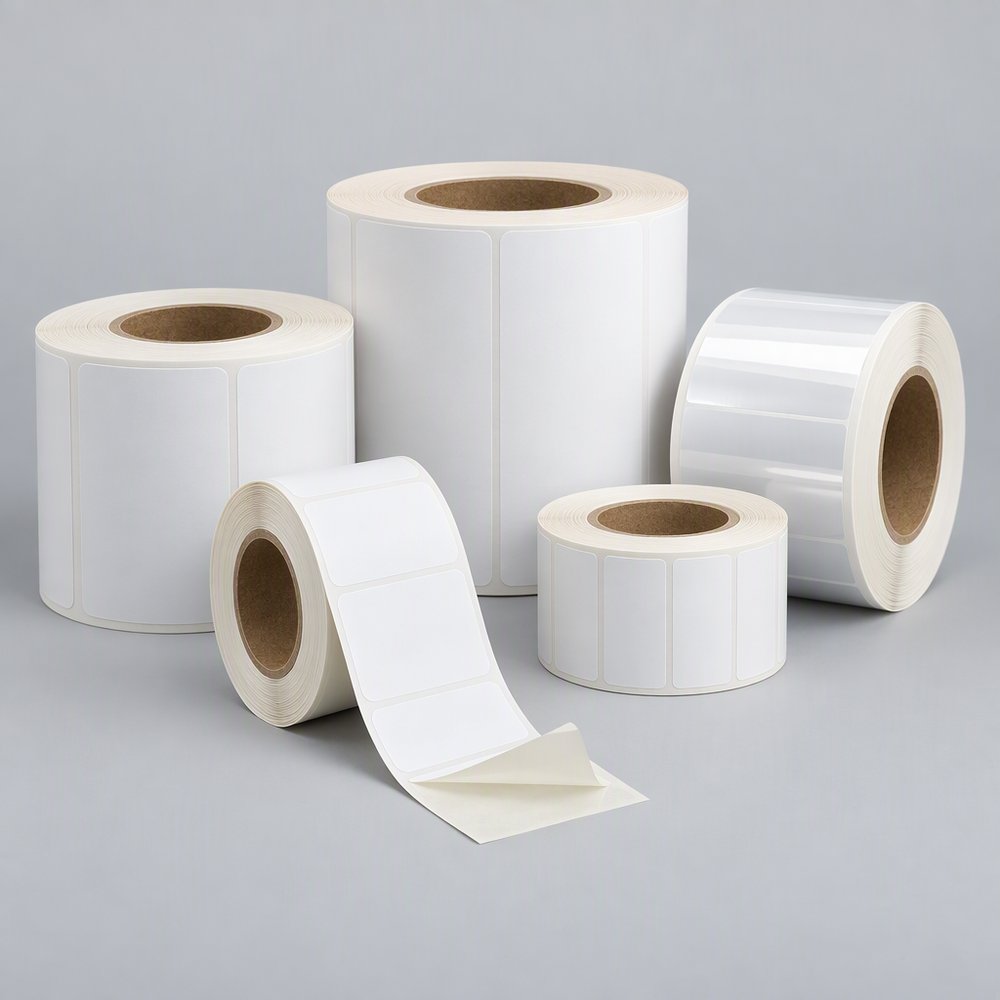 Products Pressure-sensitive label rolls in paper and film materials